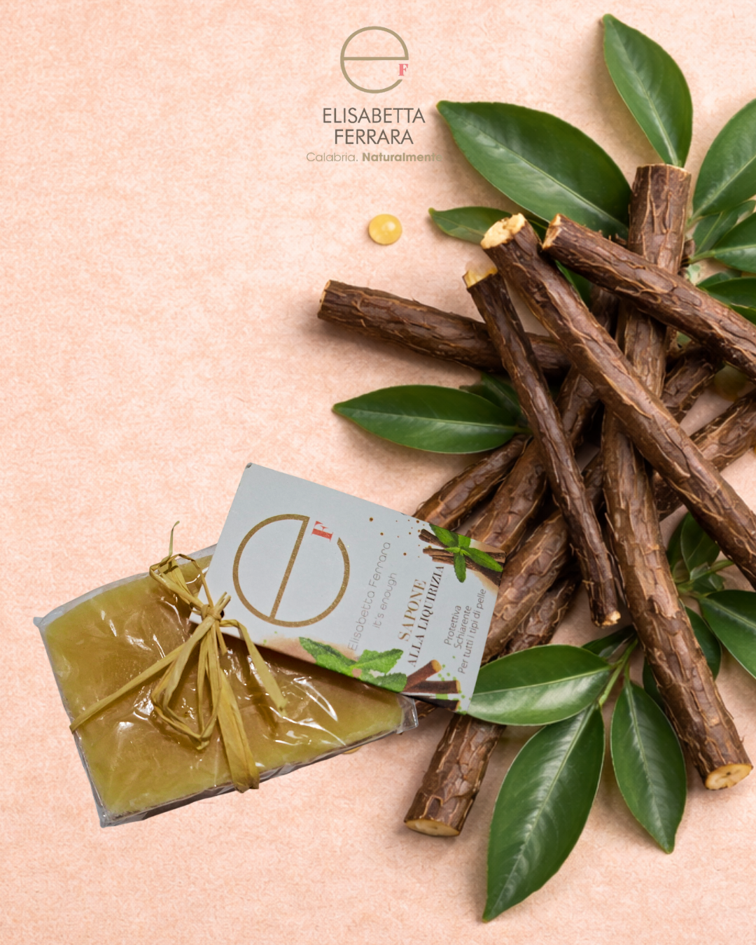 Sapone alla Liquirizia Linea Green Passion Elisabetta Ferrara